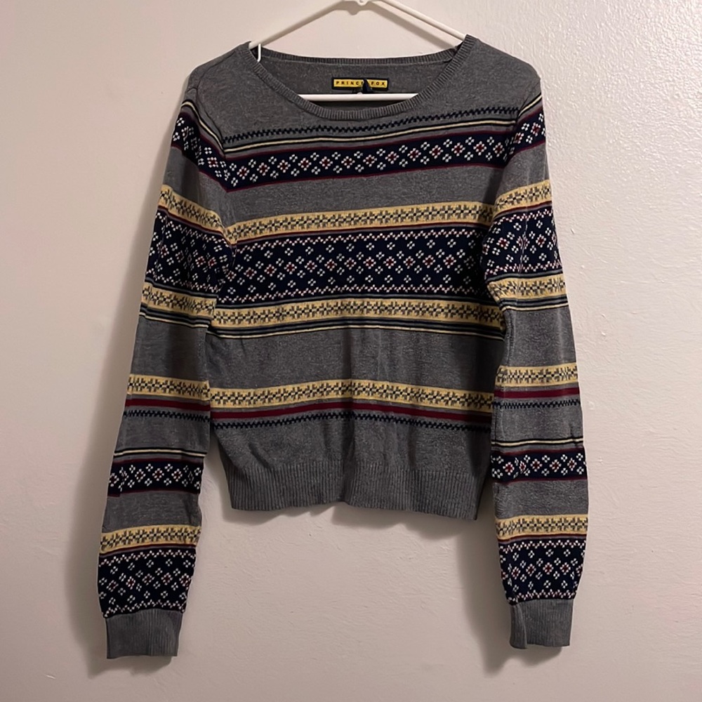 Prince & Fox Gray Crewneck Sweater - Size XL